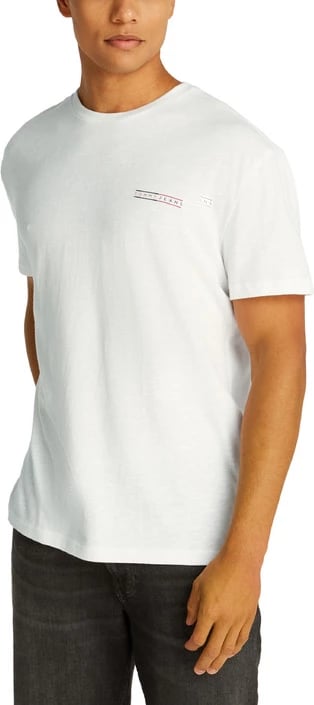 Maicë për meshkuj Tommy Hilfiger Jeans, të bardhë