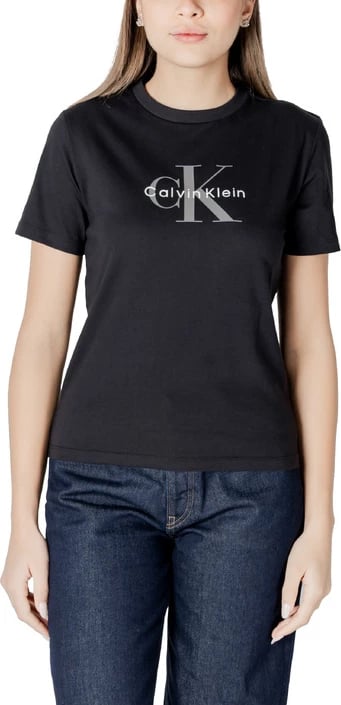 Maicë për femra Calvin Klein Jeans, e zezë