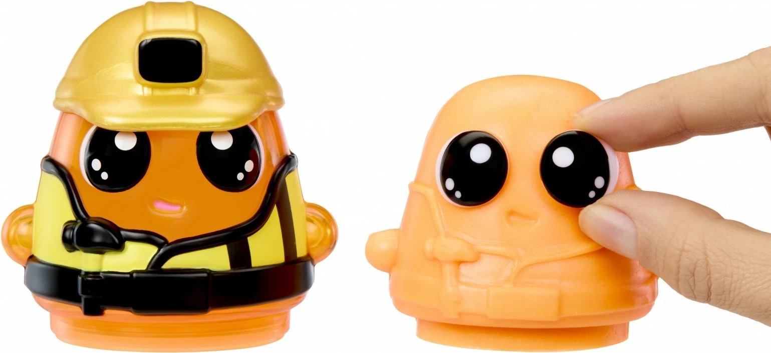 Set plastelinë, MGA DohKins Hero Pack 123026-EUC/23040, brumë që nuk thahet, me aromë, 2 ngjyra, kallëpe ndërtues/pirat/shef zjarri, set