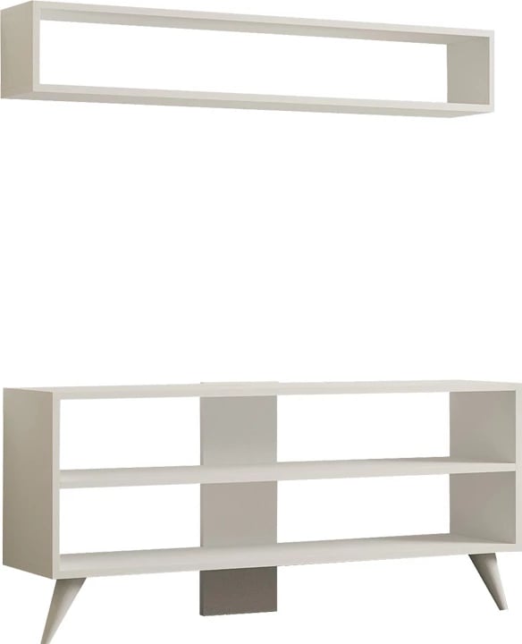 Set për dhomë ndeje Prestige, ngjyrë e bardhë, 120x29.6x50cm