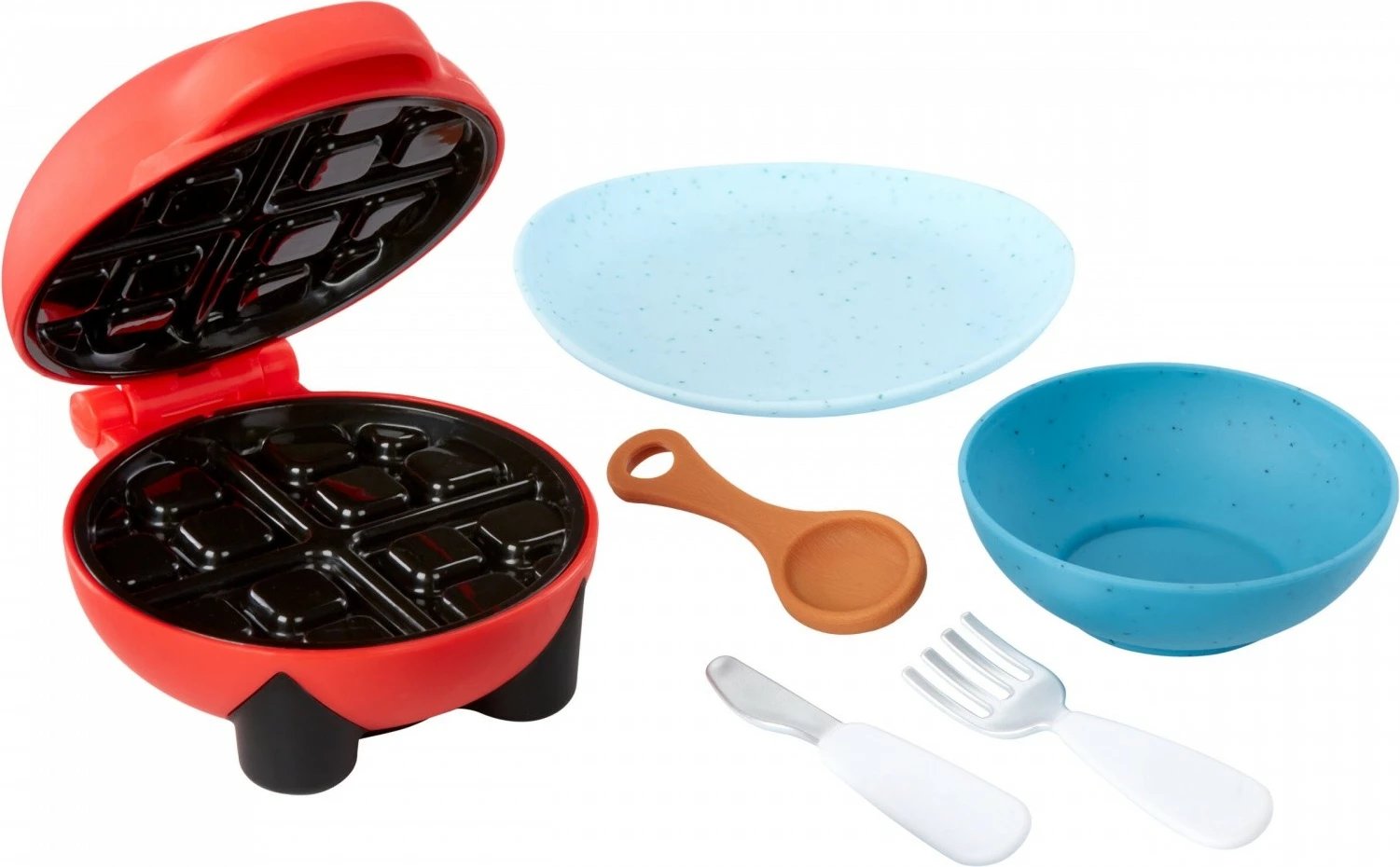 Set lodrash për vafla Little Tikes Creative Chefs me 18 aksesorë, shumëngjyrësh