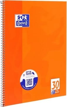 Fletore OXFORD 100050359, A4, 80 fletë, 90g, portokalli