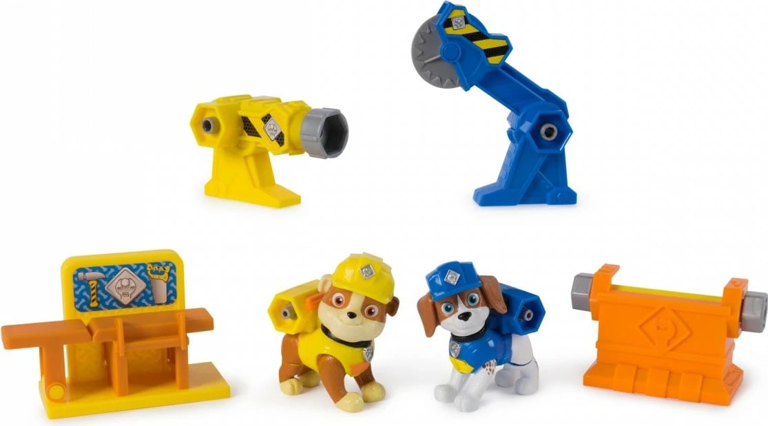 Set figurina Rubble & Crew Spin Master, Paw Patrol, plastikë