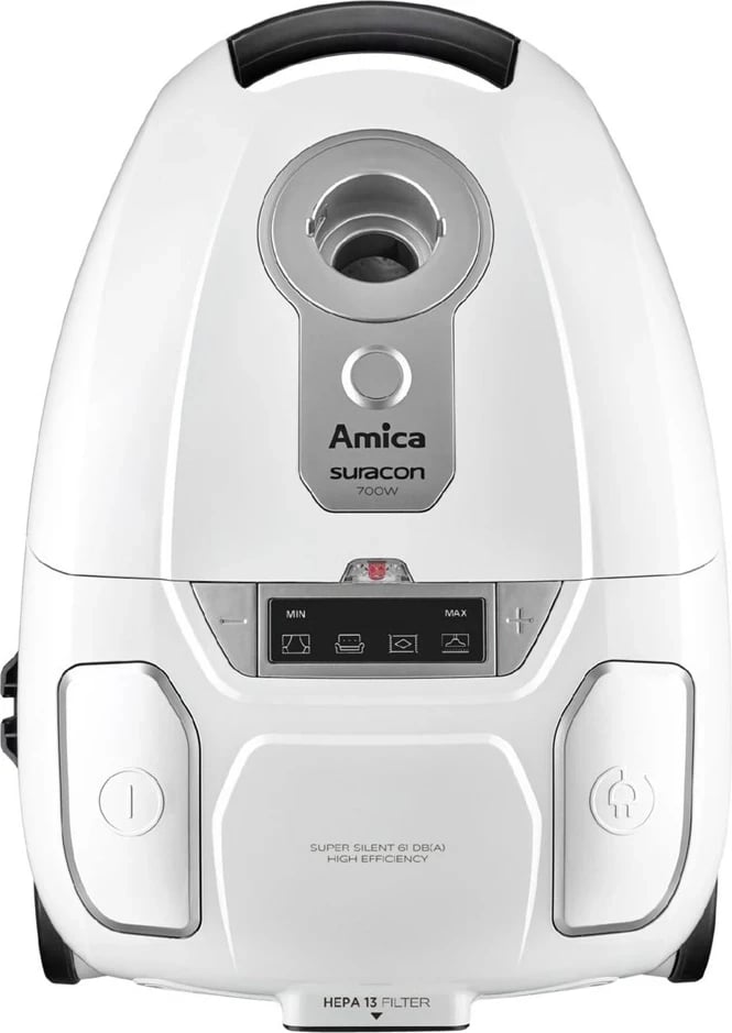 Fshesë me korrent Amica VM 7001, 3 L, 700 W, e bardhë Fshesë me korrent Amica VM 7001, 3 L, 700 W, e bardhë