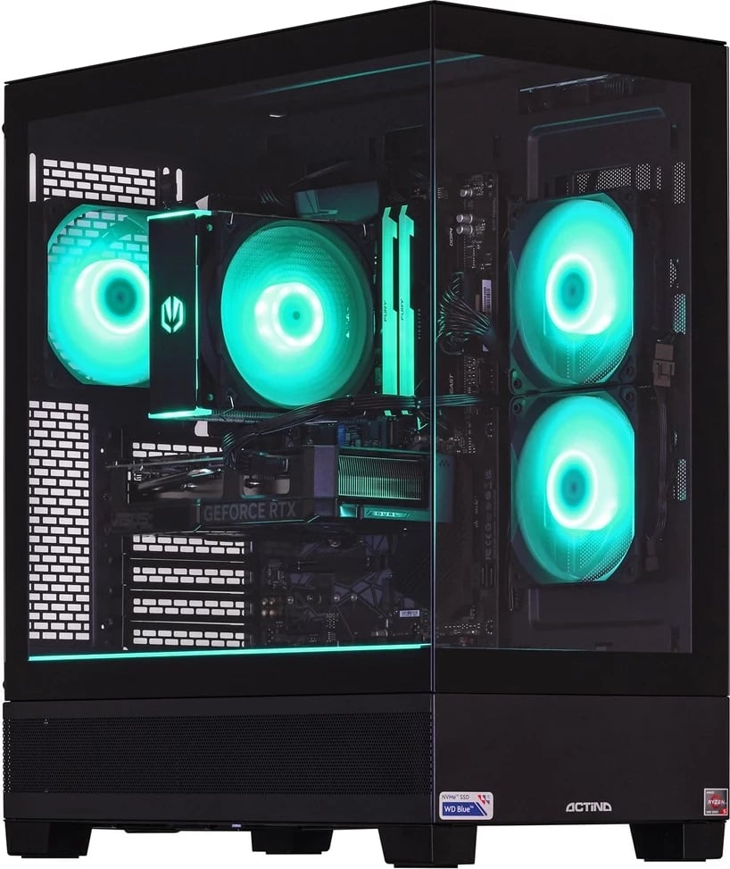 Kompjuter Gaming, AMD Ryzen 5, 32GB RAM, 1TB SSD, AMD Radeon RX 6600