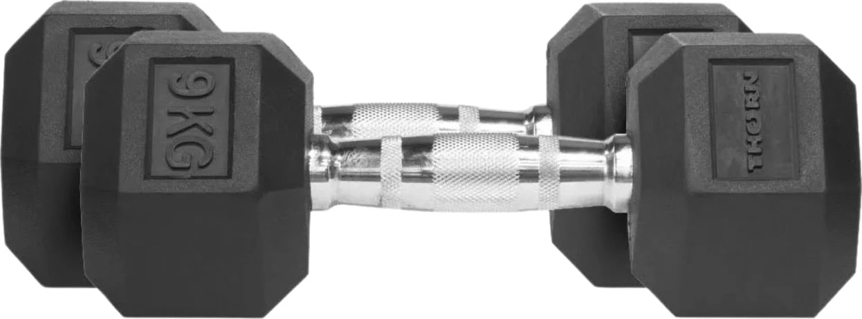 Hantle Thorn Fit për fitness, 9 kg