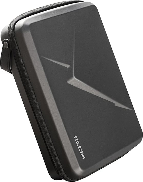 Çantë ruajtëse EVA, Telesin S6-PRC-05-TDJ, për DJI Action 3/4/5, madhësia L, rezistente ndaj goditjeve dhe shtypjes, kundër spërkatjeve, e zezë