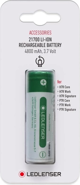 Bateri Ledlenser 21700 Li-ion, 4800 mAh