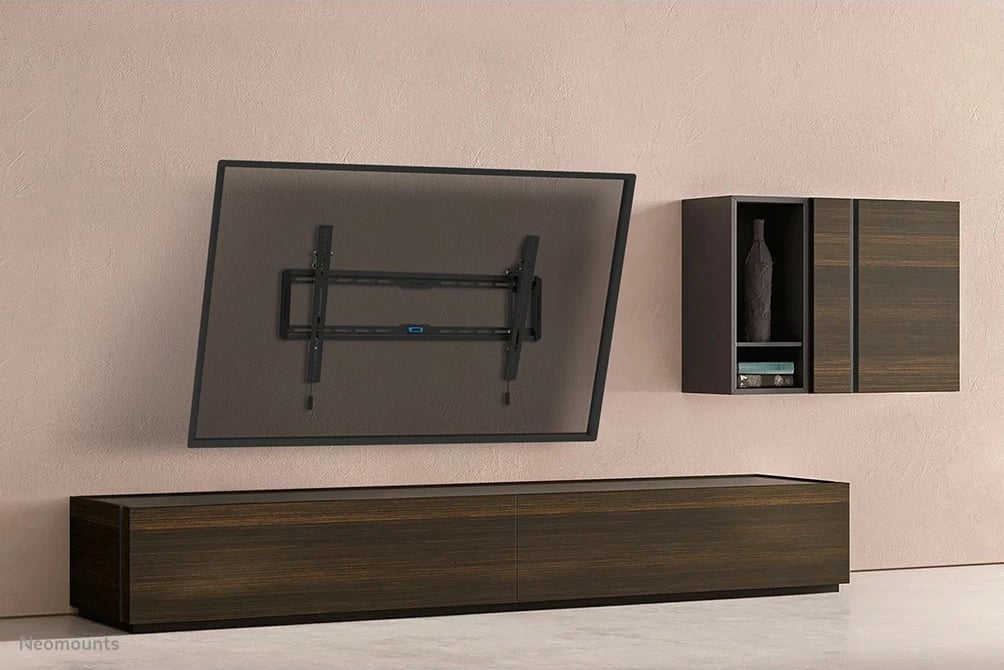 Mbajtëse muri TV Neomounts WL35-550BL18, çelik, 43-86 inç, e zezë