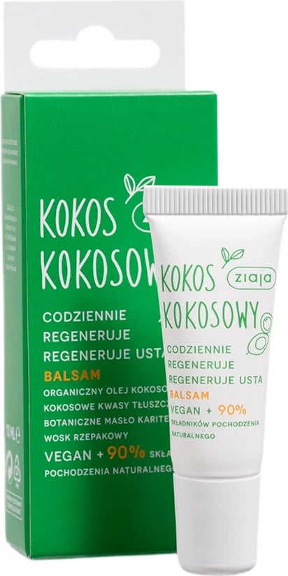 Balsam për buzë Ziaja Coconut Coconut Regenerating për femra 10ml