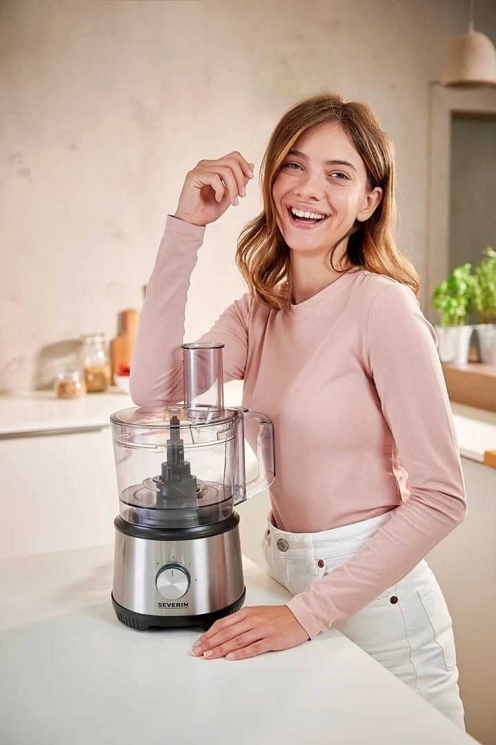 Procesor ushqimi Severin KM 3892, 1.5 L, 1200 W, Inox, i zi