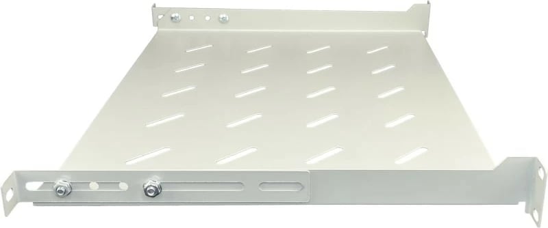 Raft fiks ALANTEC për kabinete 19", 1U, 350mm, Gri