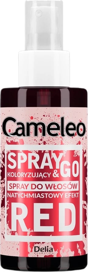 Spray për ngjyrosje flokësh Cameleo Spray & Go Coloring për femra e kuqe 150ml