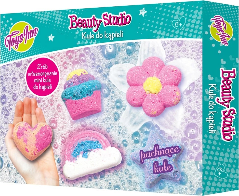 Set kreativ Stnux Beauty Studio Bath Bombs, për vajza, Multikolor