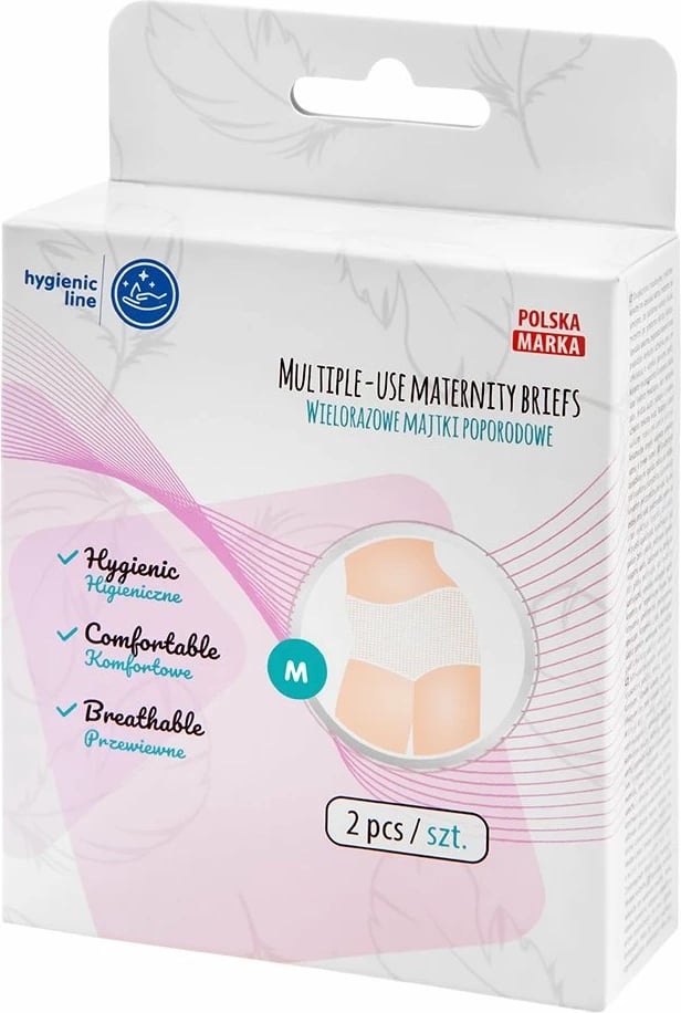 Mbathje paslindjes, AKUKU, të ripërdorshme, madhësia M, rrjetë e frymëmerrshme, e bardhë, set 2 copë