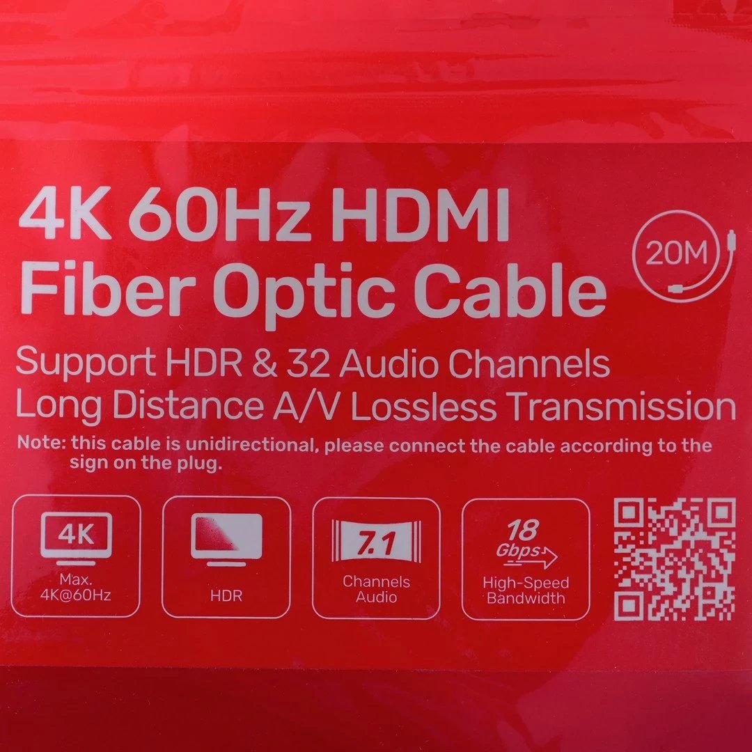 Kabllo HDMI UNITEK C11072BK-20M, HDMI Type A, 20m, E zezë