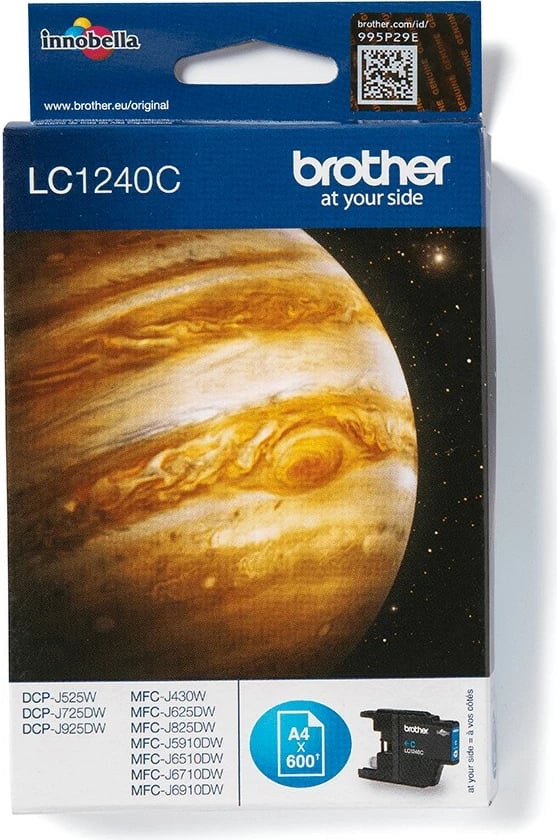 Toner Brother LC1240C, Cyan, 600 faqe