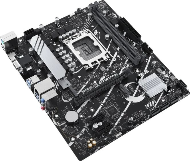 Pllakë amë ASUS PRIME B760M-K, Intel, LGA 1700, DDR5, 96 GB