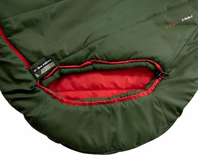 Thes gjumi High Peak unisex, i kuq i gjelbër