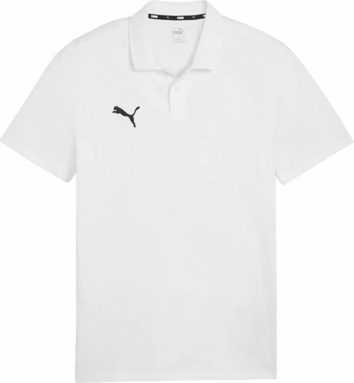 Polo maicë Puma për meshkuj, të bardha
