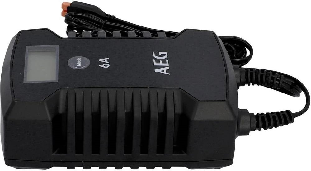 Karikues automatik AEG LD6, 6A, 6/12V, me ekran LCD, i zi