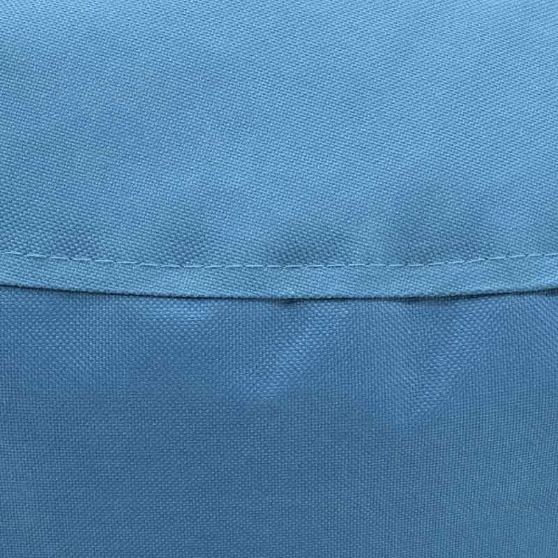 Karrige pufi Norm, material i papërshkueshëm nga uji, ngjyrë e kaltër e çelët
