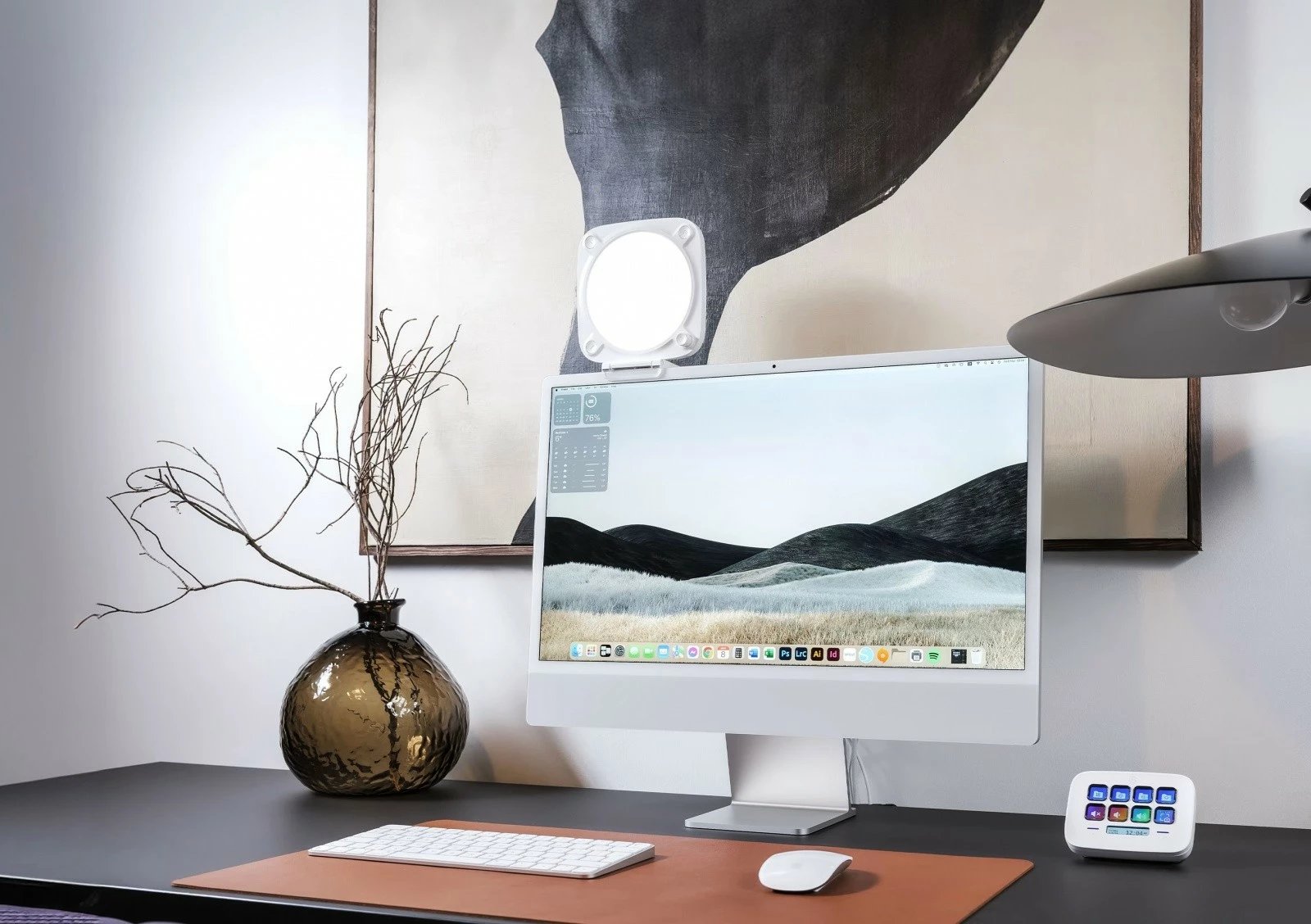 Panel LED Elgato Key Light Neo, për tavolinë, i bardhë