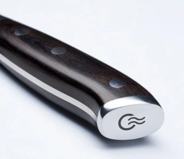 Satarë KOHERSEN Elegance, 16.5 cm, Dru Ebony, Çelik Damask