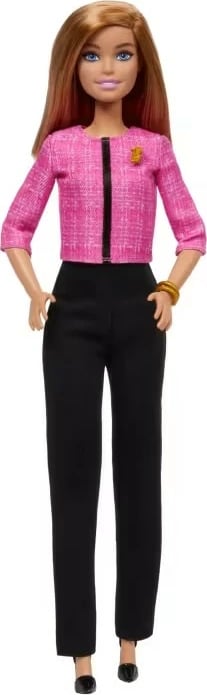 Kukull Barbie Mattel Future Leader HXN96, rozë/zezë