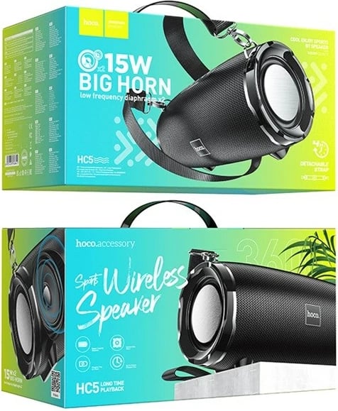 Altoparlant portativ HOCO HC5 Cool Enjoy, Bluetooth, 2x15W, i zi