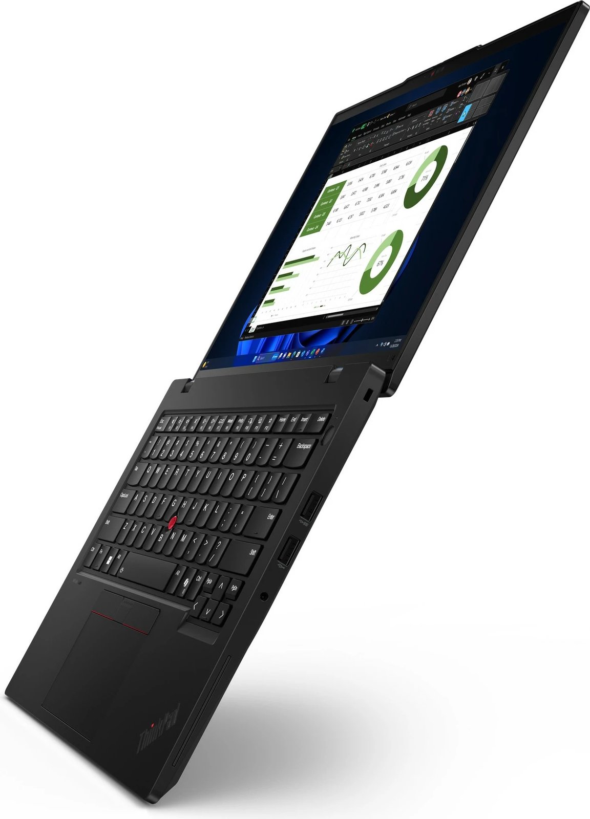 Laptop Lenovo ThinkPad L14, 14", AMD Ryzen 5 PRO, 16GB RAM, 512GB SSD, AMD Radeon 660M, i zi  (DE keyboard)