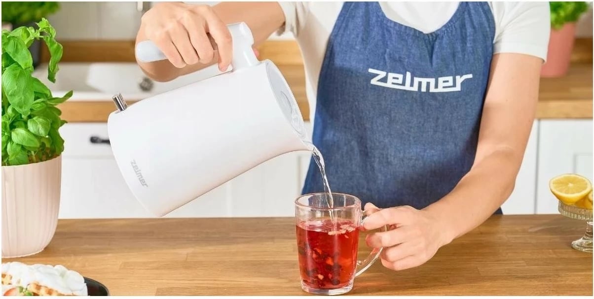 Cajnik elektrik Zelmer ZCK7020, 1L, i bardhë