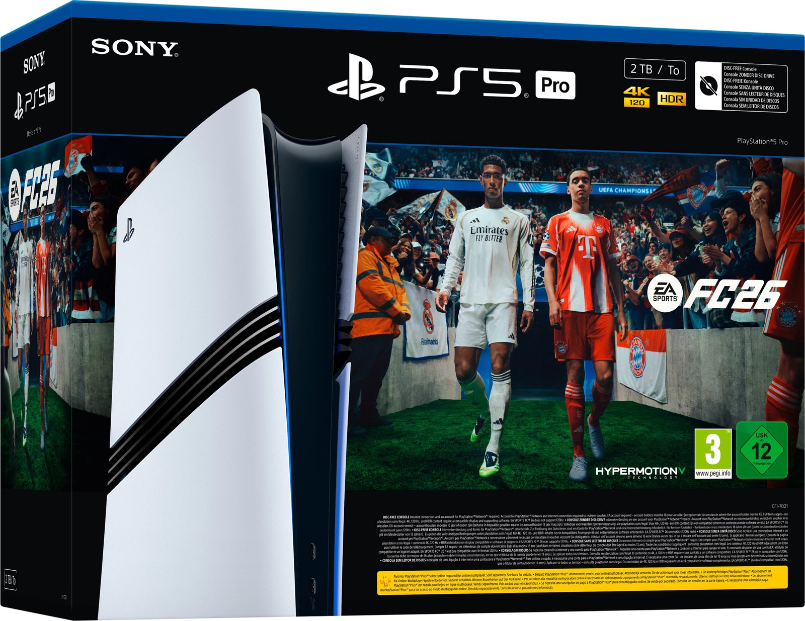 Konzolë Sony PS5 Pro Digital 2TB e bardhë + FC 26 EU