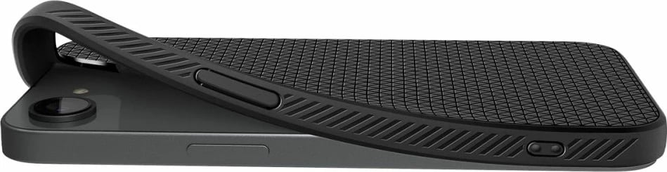 Mbështjellës Spigen Liquid Air për iPhone 16e, i zi mat