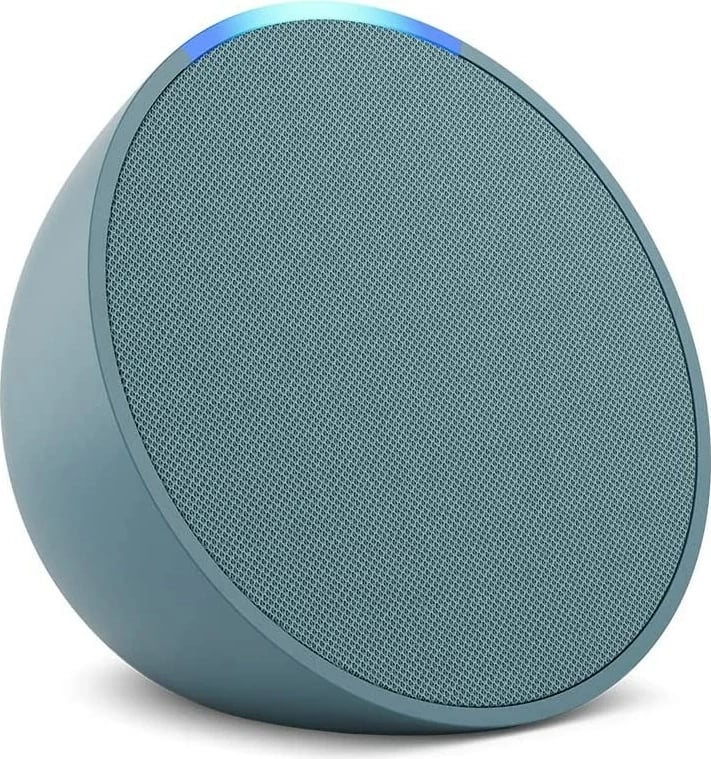 Altoparlant portativ Amazon Echo Pop, Alexa, Wireless, Bluetooth, i gjelbër