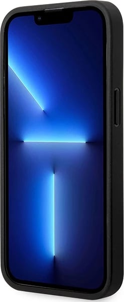 Mbështjellës BMW BMHCP14L22RBDK për iPhone 14 Pro 6.1", hardcase, lëkurë, e zezë