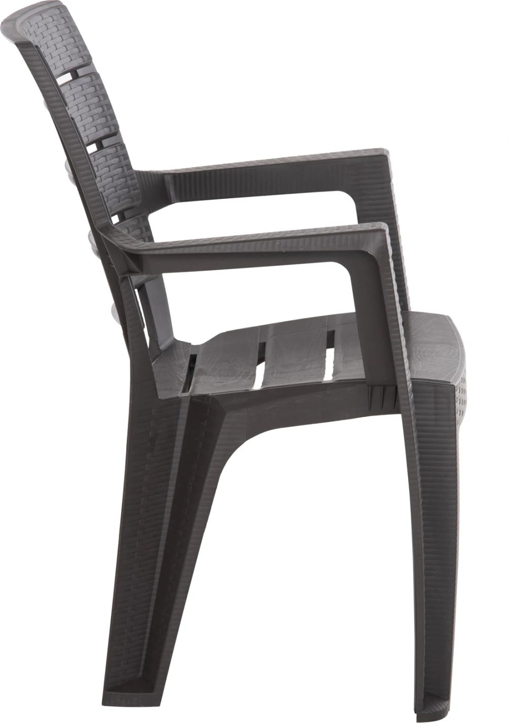 Karrige me krahë polipropileni DERYA FH6144.06 ngjyrë kafe 56,5x55x87H cm