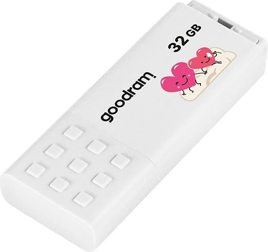 USB Goodram UME3 Valentine 32 GB, USB Type-A 3.2 Gen 1, Bardhë