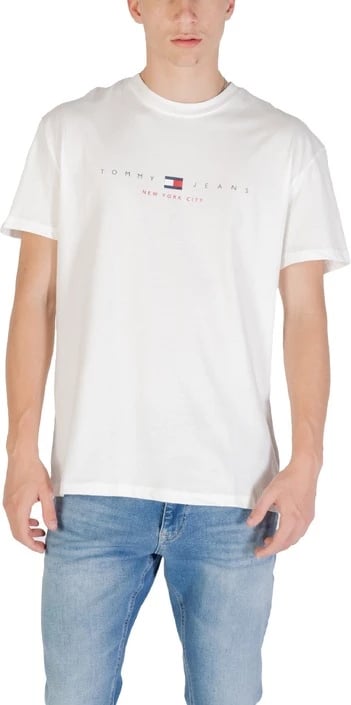 Maicë Tommy Hilfiger Jeans për meshkuj, beige