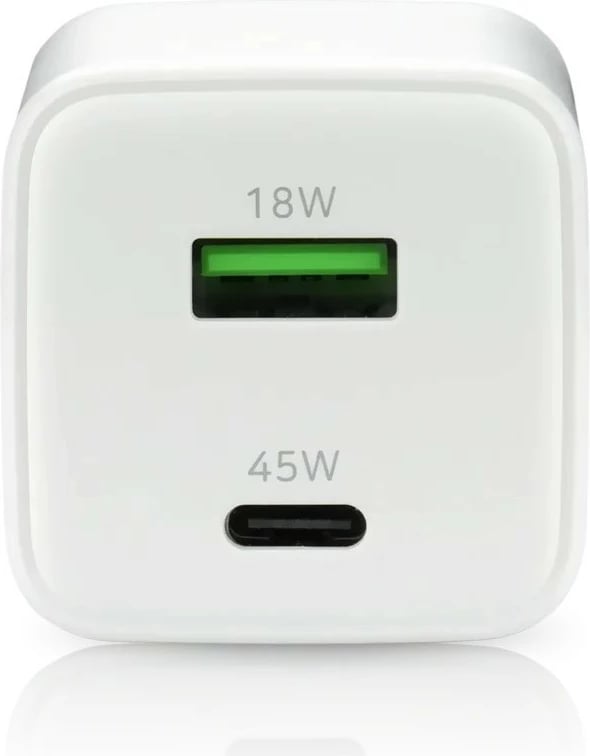 Karikues muri everActive SC-450Q, 45W, 1x USB, 1x USB-C, Bardhë