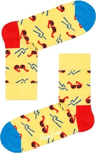 Çorape për femra Happy Socks, të verdha 