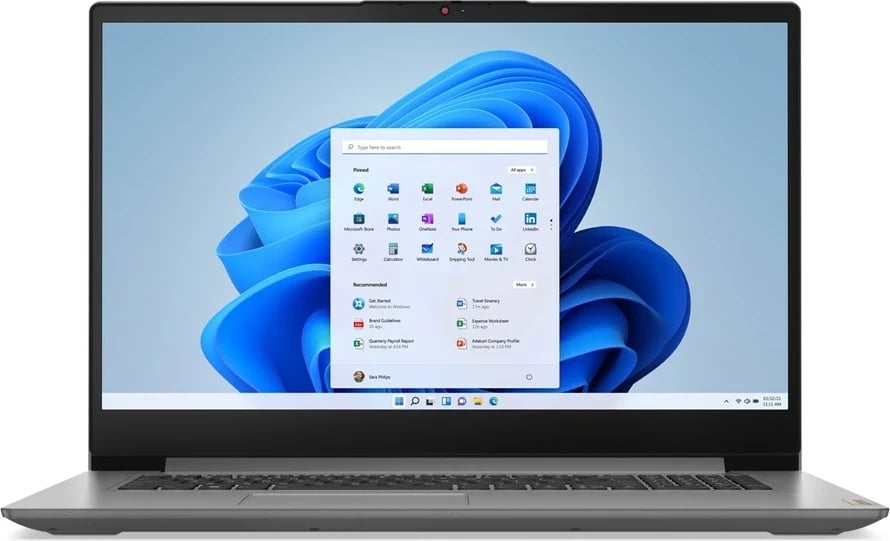 Laptop Lenovo IdeaPad 3 17IAU7, Intel Core i5 i5-1235U, 16 GB RAM, 512 GB SSD, Gri