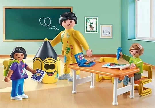 Set lodrash Playmobil 71965 First Day of School, 24 pjesë