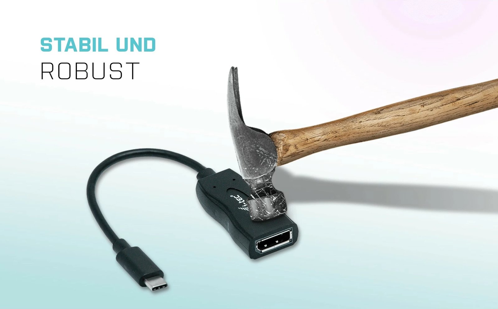 Adapter USB-C në DisplayPort i-tec, 4K/60Hz, 0.15m, i zi