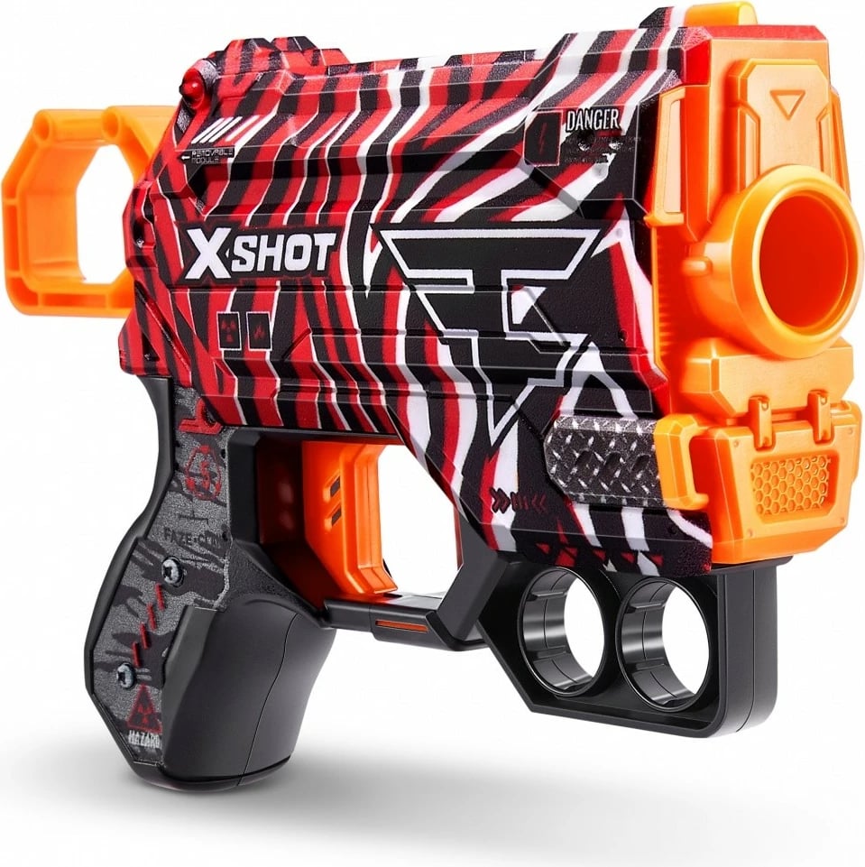 Lodër blaster ZURU X-Shot Skins Menace Faze Launcher, 4 shigjeta, Mix