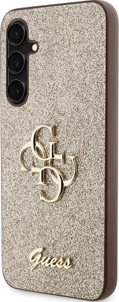 Mbështjellës Guess Glitter Script Big 4G për Samsung Galaxy S23 FE, TPU, Ari