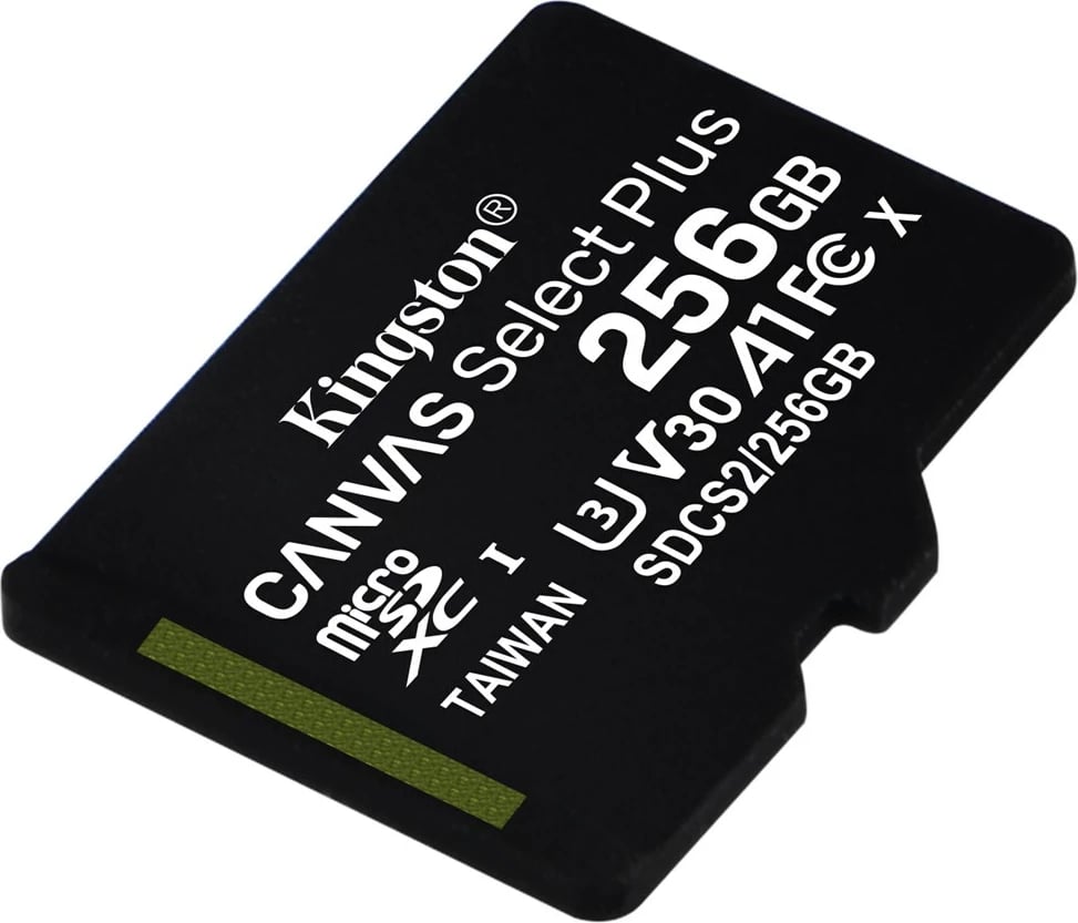 Memorie kartë Kingston,  256 GB MicroSDXC Class 10 UHS-I
