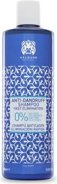 Shampon kundër zbokthit Valquer Anti-Dandruff 0% Fast Elimination 400ml