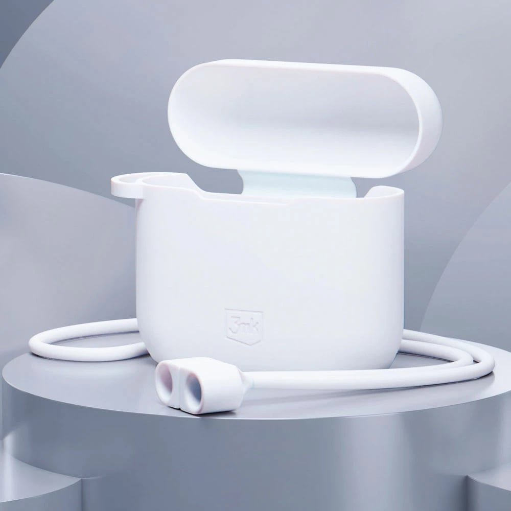 Mbështjellës 3mk për AirPods 3, silikon, i bardhë