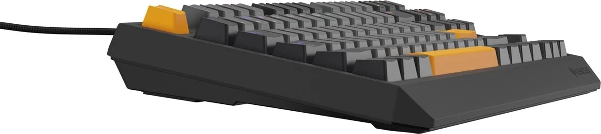 Tastierë mekanike gaming GENESIS Thor 230 TKL, Outemu Red, RGB, Wireless + Bluetooth + USB, Portokalli